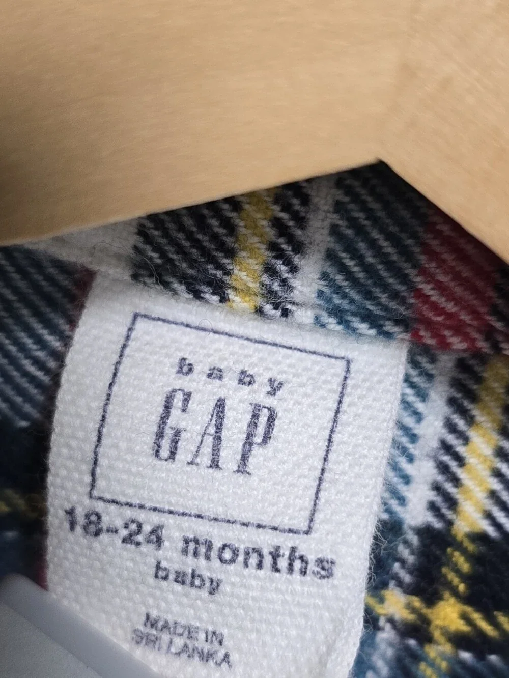 GAP Plaid Button-Down Shirt in White, Red & Blue,yellow Holiday Soft Cotton.
